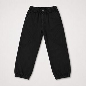 Jordan Boys Black Cargo Pants Youth Medium Elastic Waist Utility Joggers
